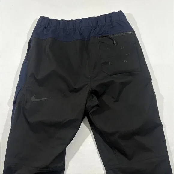 Nike Tech Pack Pants Mens Blue Black Jogger Belted Cargo Pockets Tapered Sz M - Picture 13 of 14